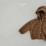 ［Lala land］Leopard fleece cardigan