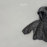 ［Lala land］Leopard fleece cardigan