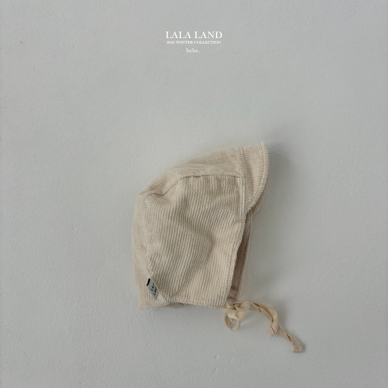 ［Lala land］Corduroy fleece bonnet (baby)