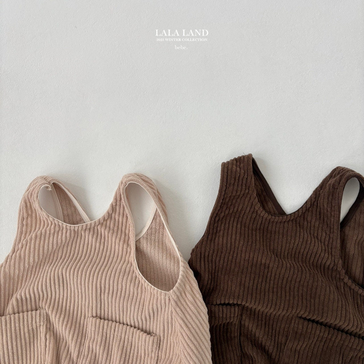 ［Lala land］Corduroy suspender suit (baby)