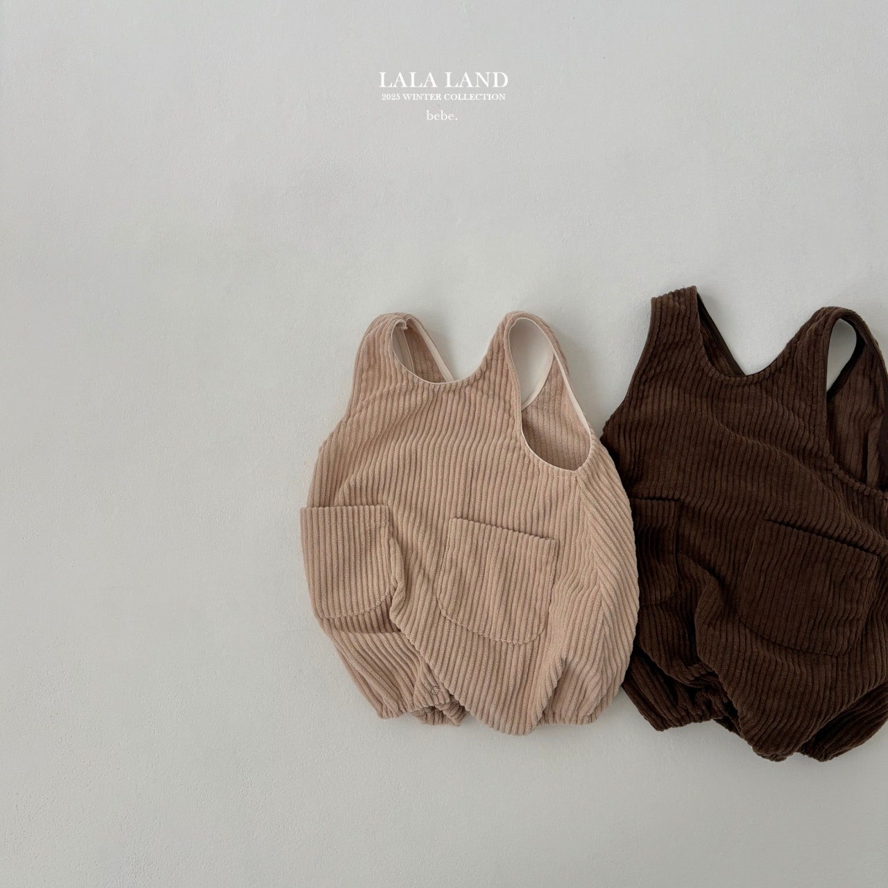 ［Lala land］Corduroy suspender suit (baby)