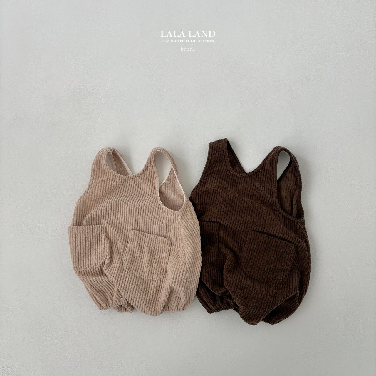 ［Lala land］Corduroy suspender suit (baby)