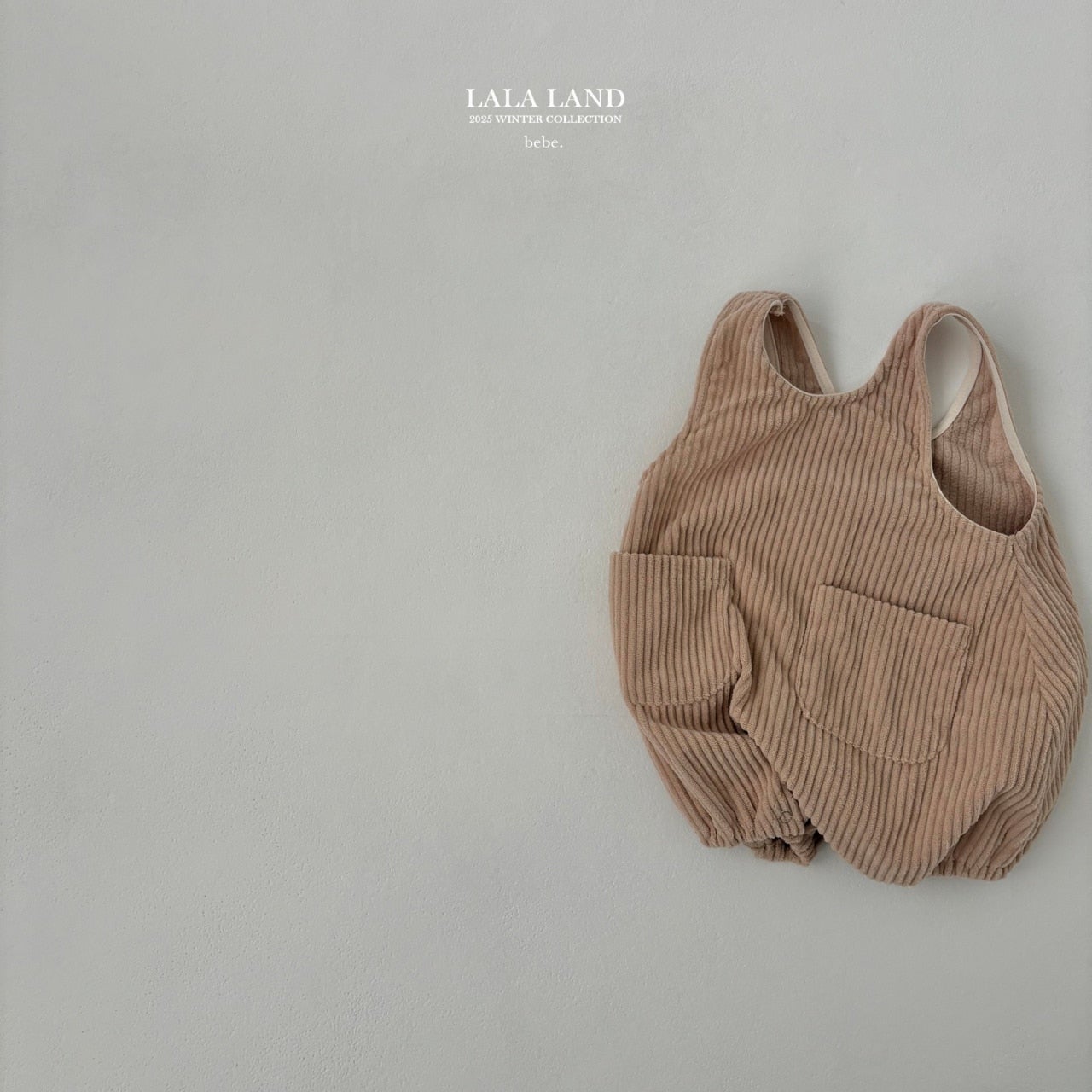 ［Lala land］Corduroy suspender suit (baby)