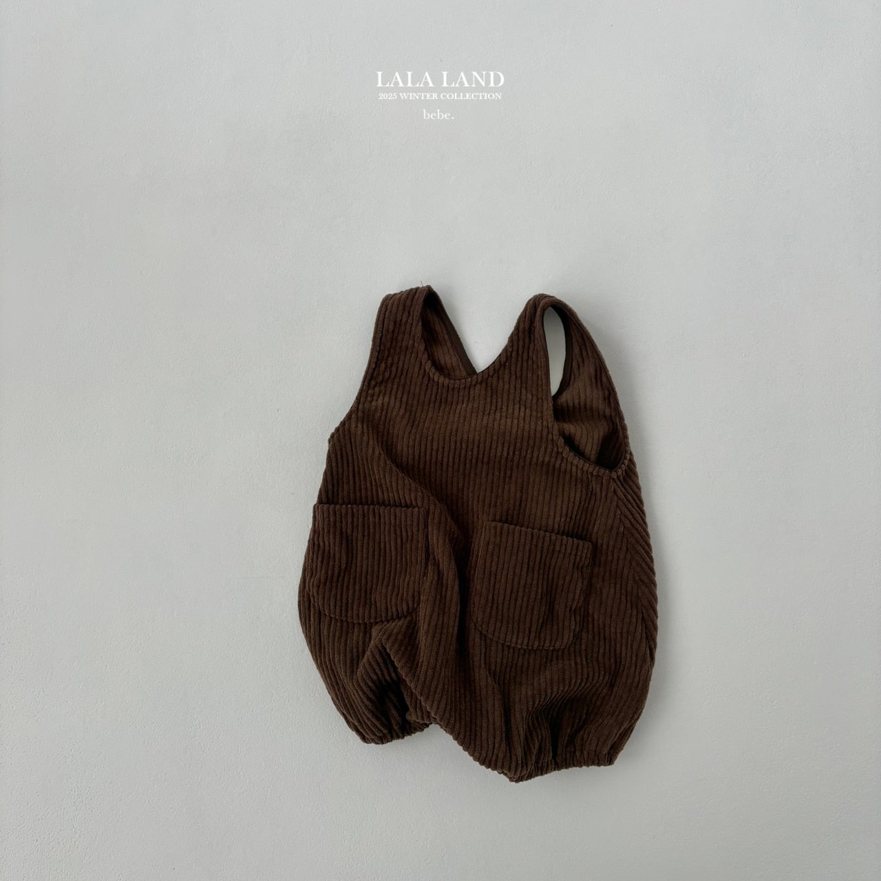 ［Lala land］Corduroy suspender suit (baby)