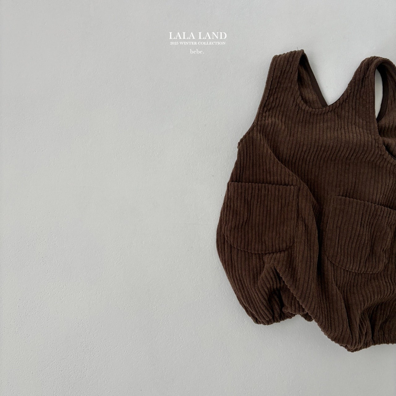 ［Lala land］Corduroy suspender suit (baby)