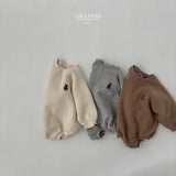 ［Lala land］Bear raglan rompers (baby)
