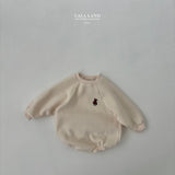 ［Lala land］Bear raglan rompers (baby)