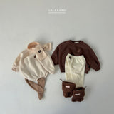 ［Lala land］Bear raglan rompers (baby)