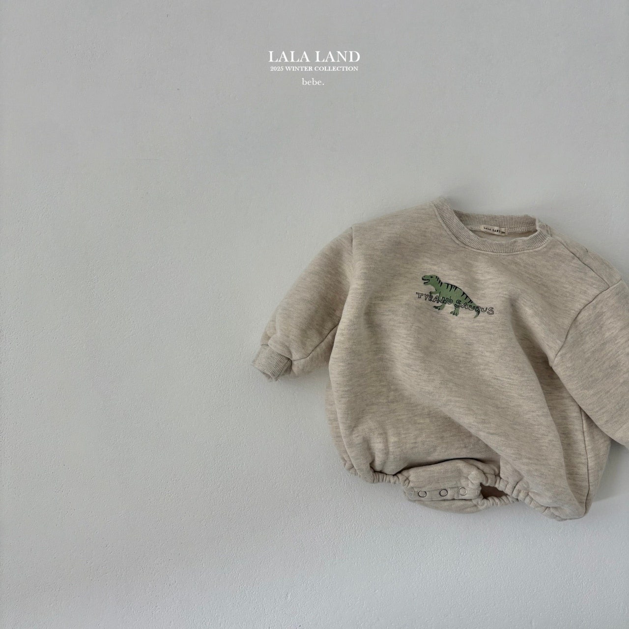 ［Lala land］Winter dinosaurs rompers (baby)