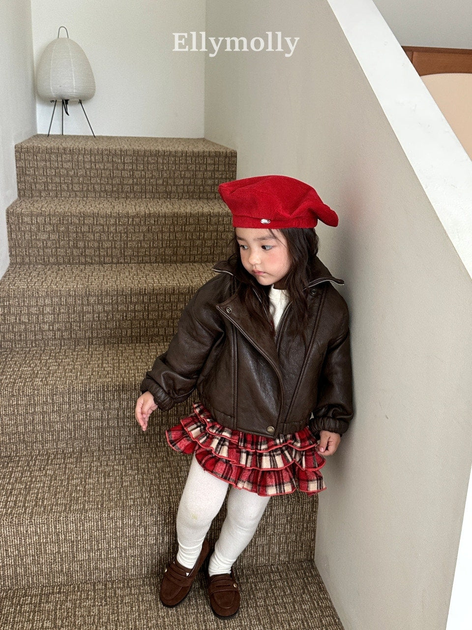 ［ELLY MOLLY］Awesome leather jacket