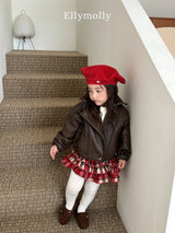 ［ELLY MOLLY］Awesome leather jacket