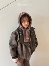 ［ELLY MOLLY］Awesome leather jacket
