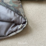 ［ELLY MOLLY］Camo padding hoodie