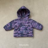 ［ELLY MOLLY］Camo padding hoodie