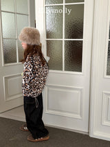 ［ELLY MOLLY］Leopard jumper