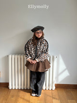 ［ELLY MOLLY］Leopard jumper
