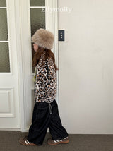 ［ELLY MOLLY］Leopard jumper