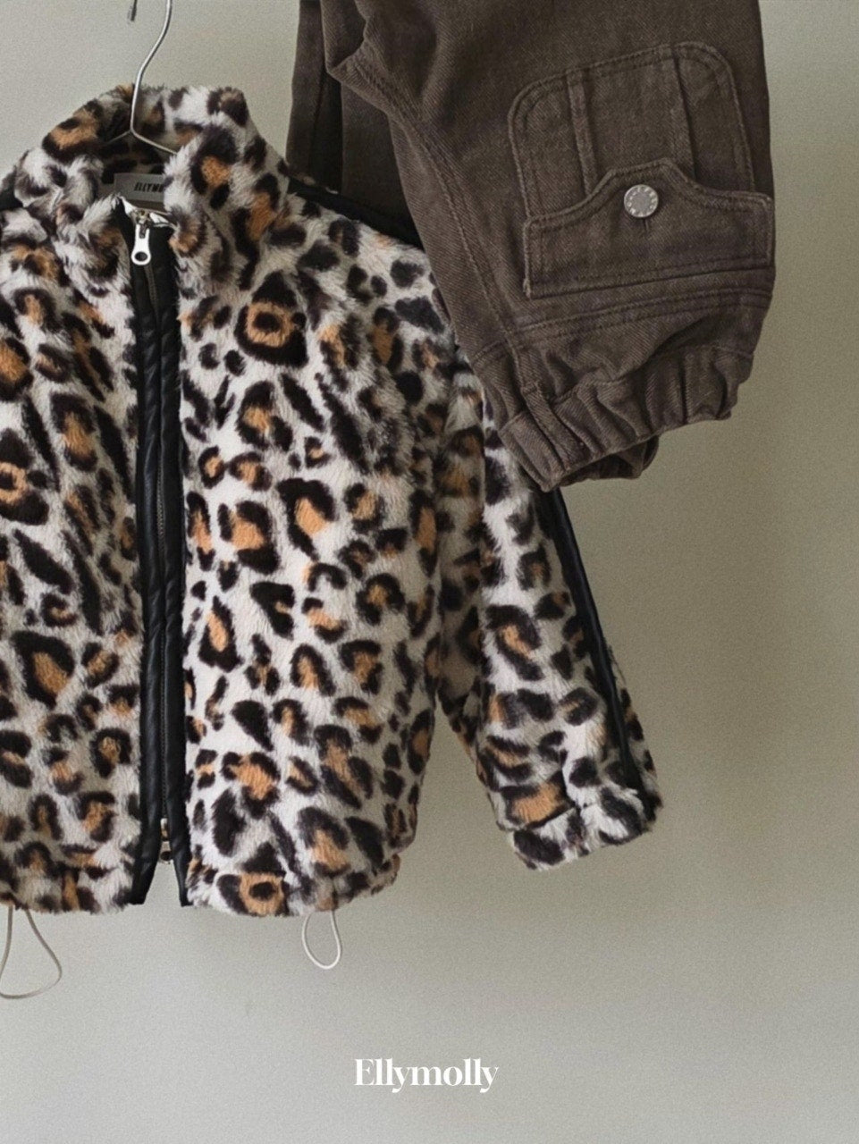 ［ELLY MOLLY］Leopard jumper