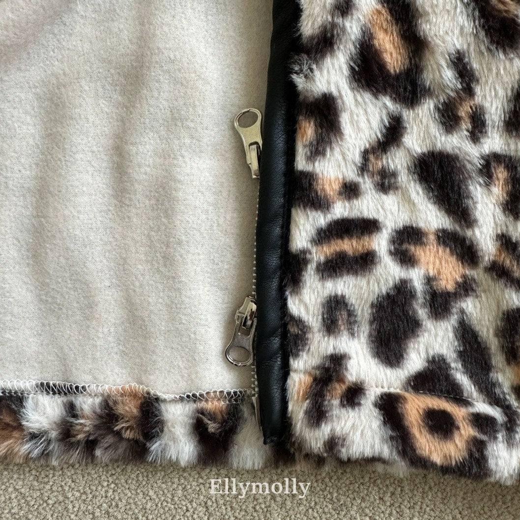 ［ELLY MOLLY］Leopard jumper