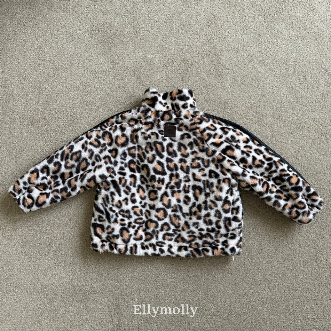 ［ELLY MOLLY］Leopard jumper