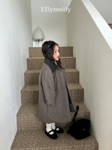 ［ELLY MOLLY］Fine wool lomg coat