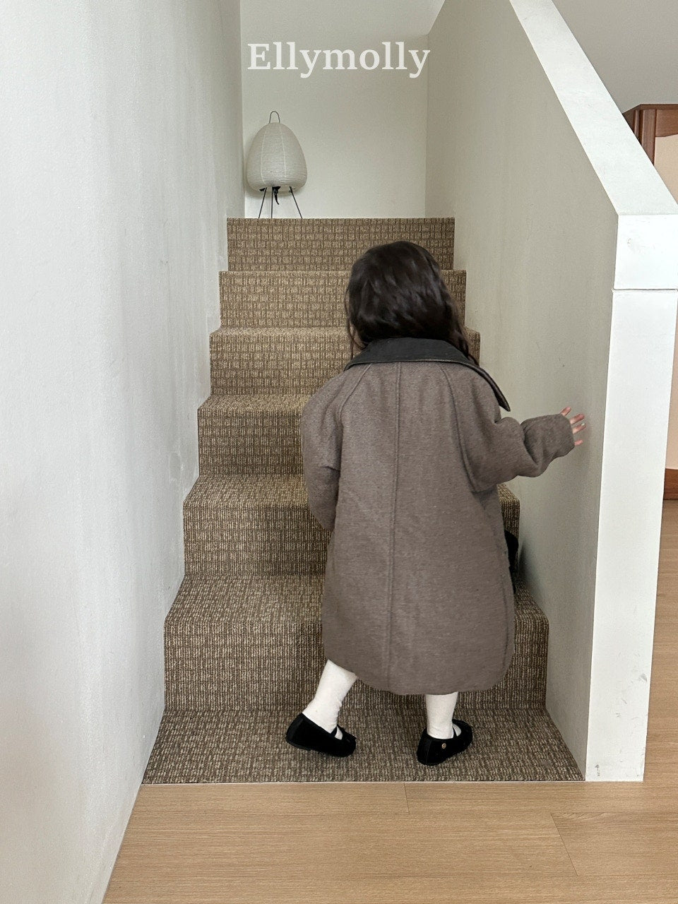 ［ELLY MOLLY］Fine wool lomg coat