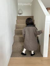 ［ELLY MOLLY］Fine wool lomg coat