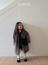 ［ELLY MOLLY］Fine wool lomg coat