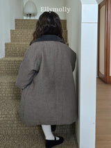 ［ELLY MOLLY］Fine wool lomg coat