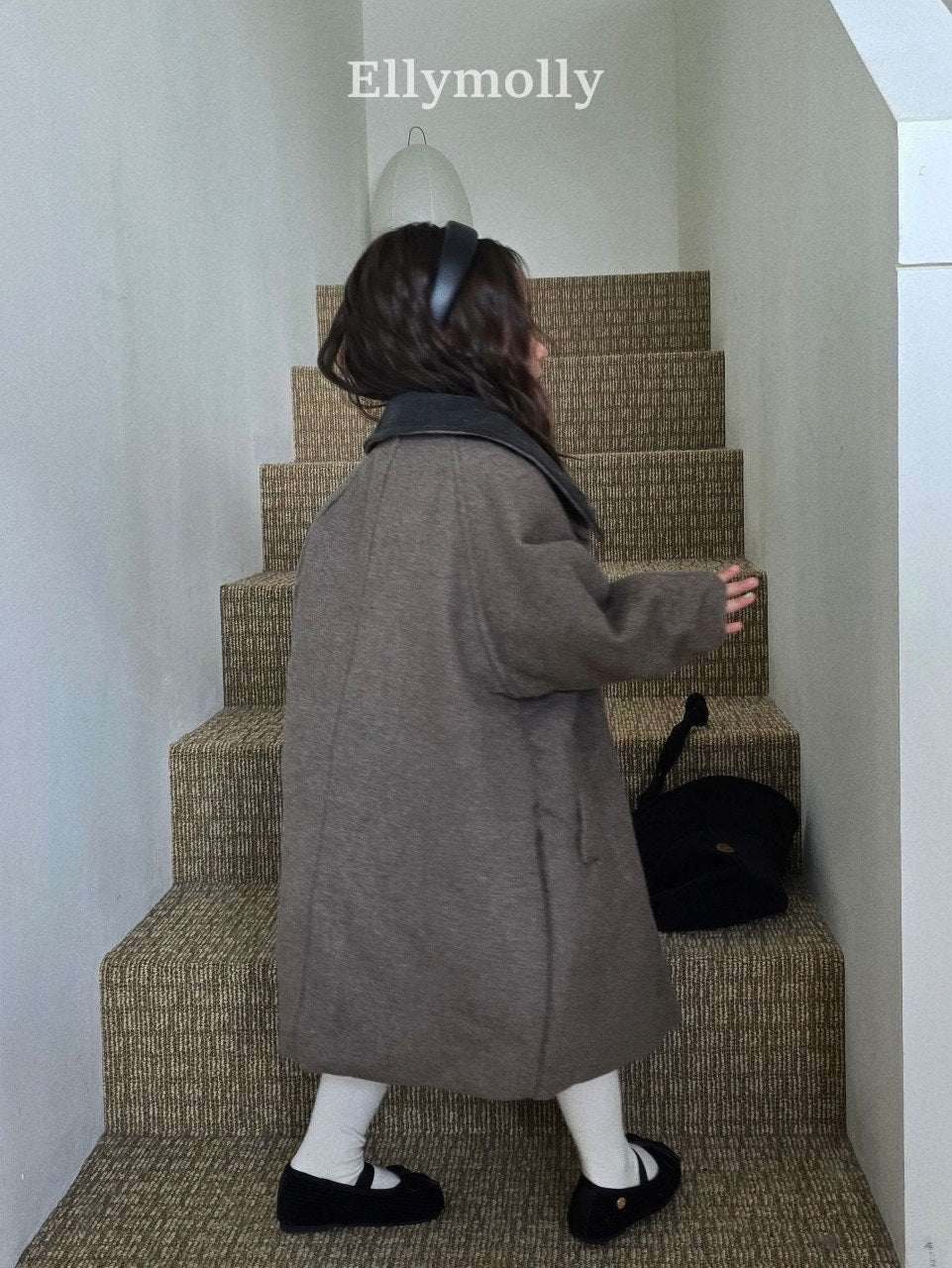 ［ELLY MOLLY］Fine wool lomg coat