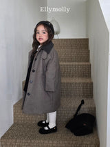 ［ELLY MOLLY］Fine wool lomg coat