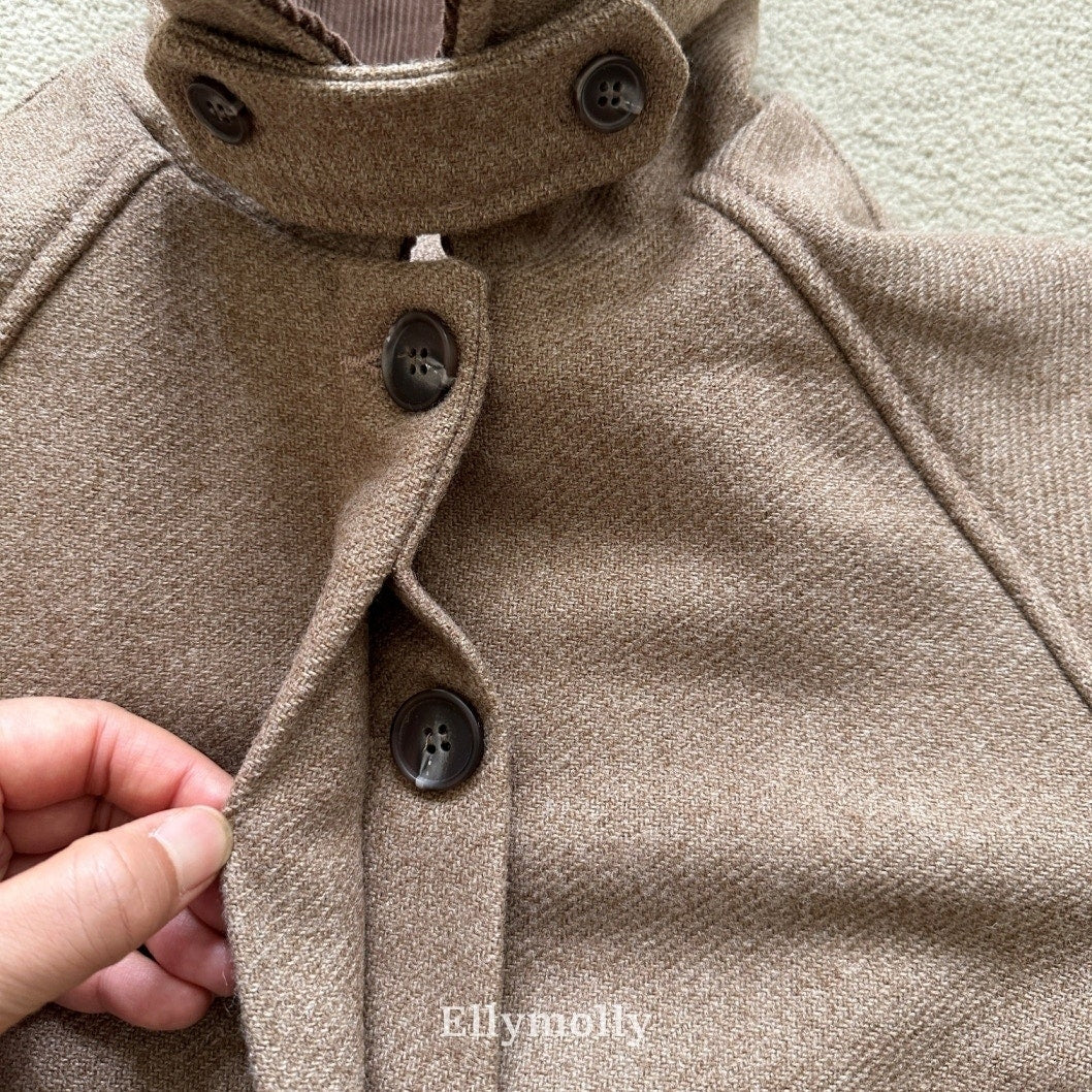 ［ELLY MOLLY］Fine wool lomg coat