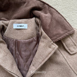 ［ELLY MOLLY］Fine wool lomg coat