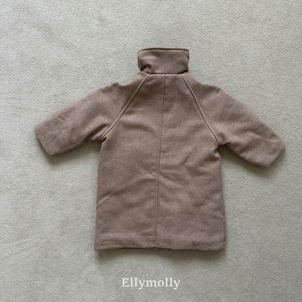［ELLY MOLLY］Fine wool lomg coat