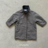 ［ELLY MOLLY］Fine wool lomg coat