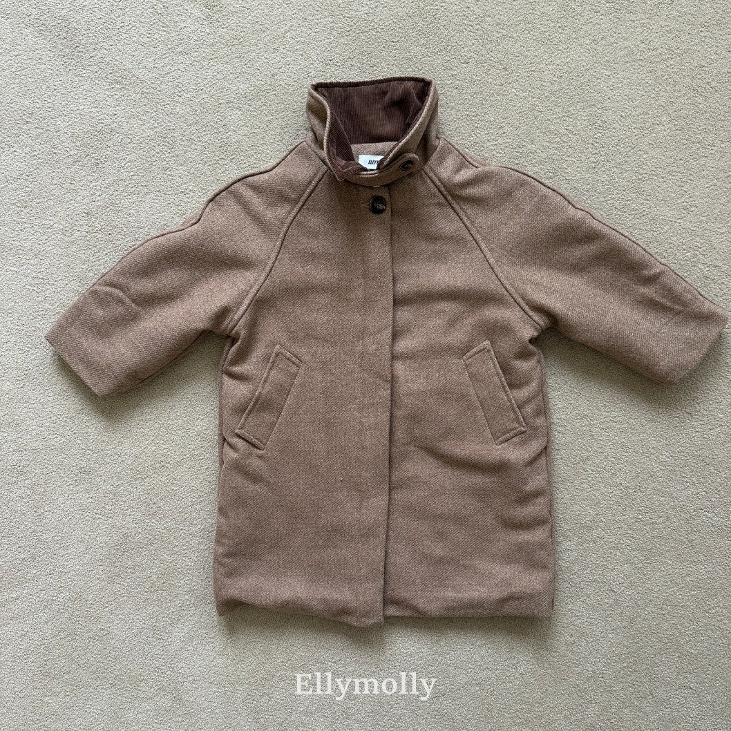 ［ELLY MOLLY］Fine wool lomg coat