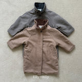 ［ELLY MOLLY］Fine wool lomg coat
