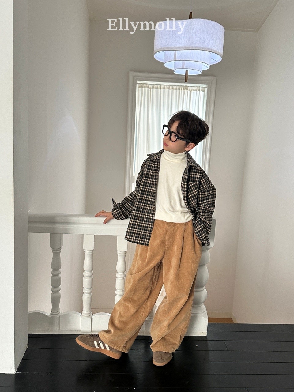 ［ELLY MOLLY］Merry check shirt