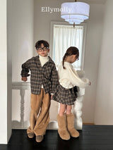 ［ELLY MOLLY］Merry check shirt