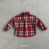 ［ELLY MOLLY］Merry check shirt