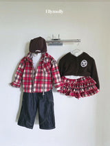 ［ELLY MOLLY］Merry check shirt
