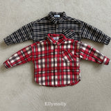 ［ELLY MOLLY］Merry check shirt