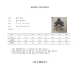 ［ELLY MOLLY］Wooly stripe hood jumper