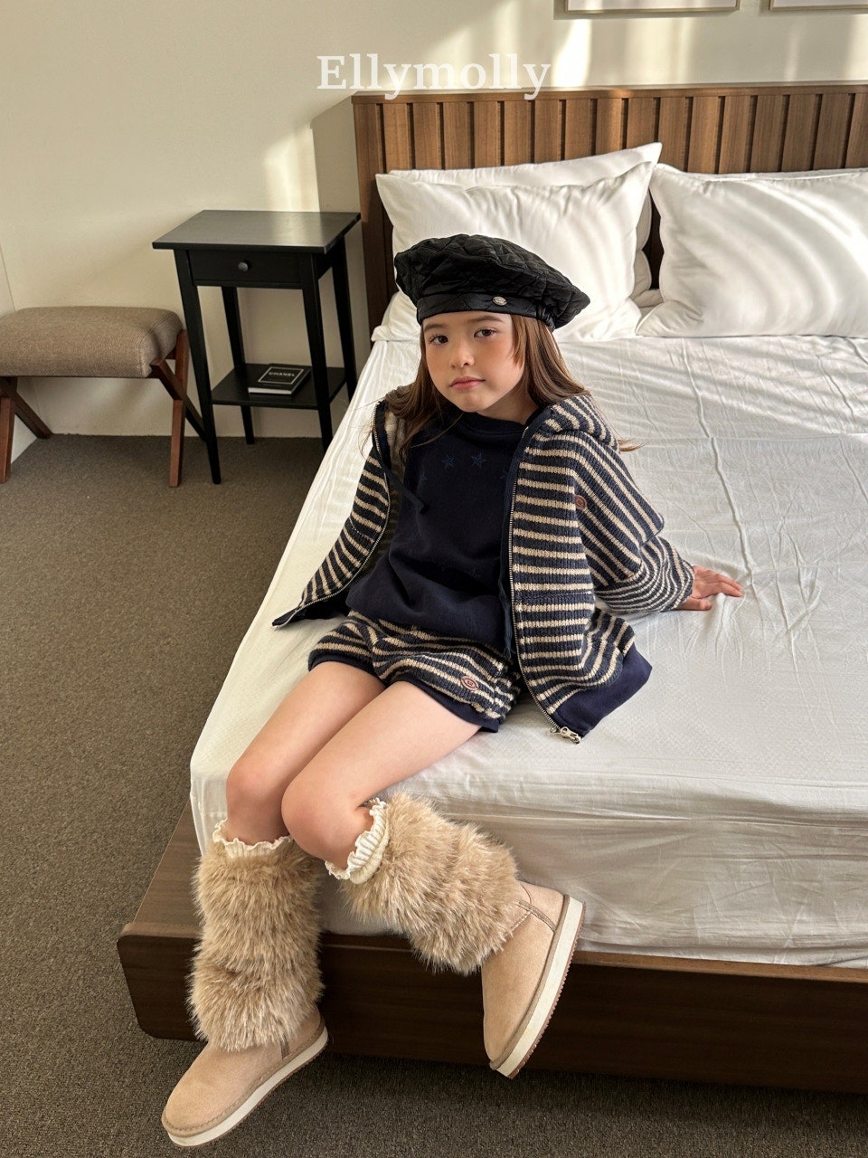 ［ELLY MOLLY］Wooly short pants