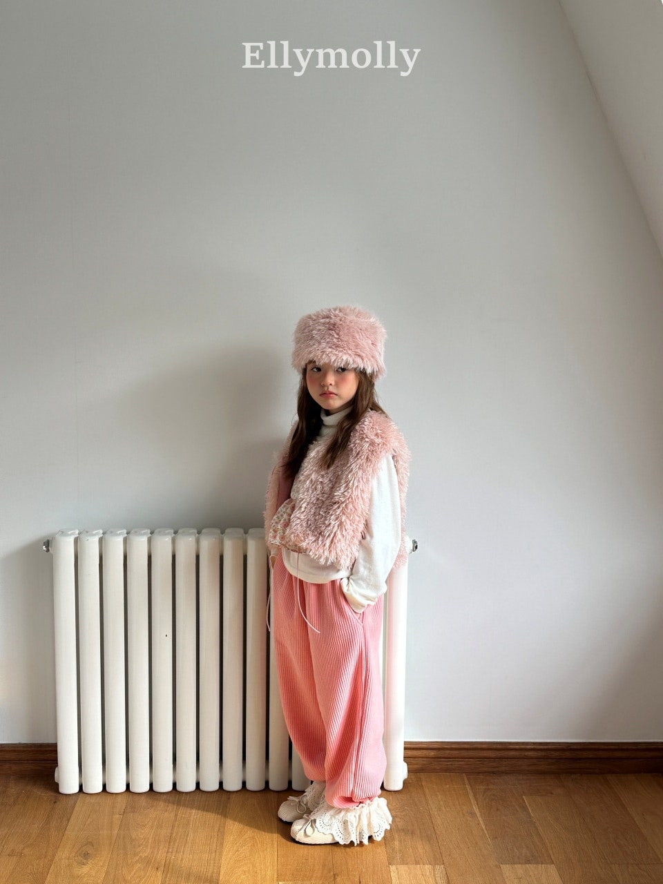 ［ELLY MOLLY］Heart cozy jogger pants