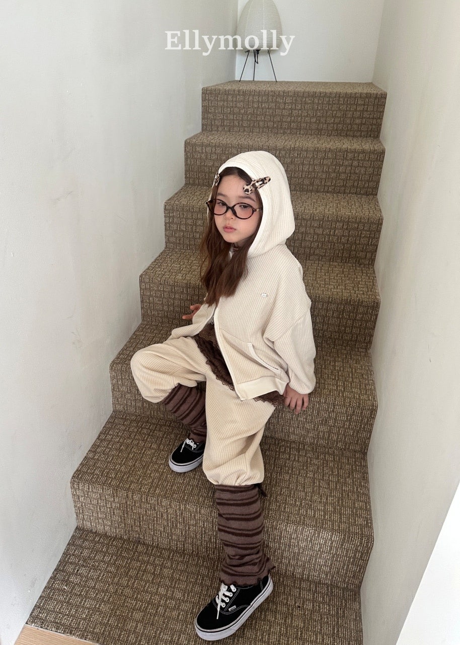 ［ELLY MOLLY］Heart cozy jogger pants