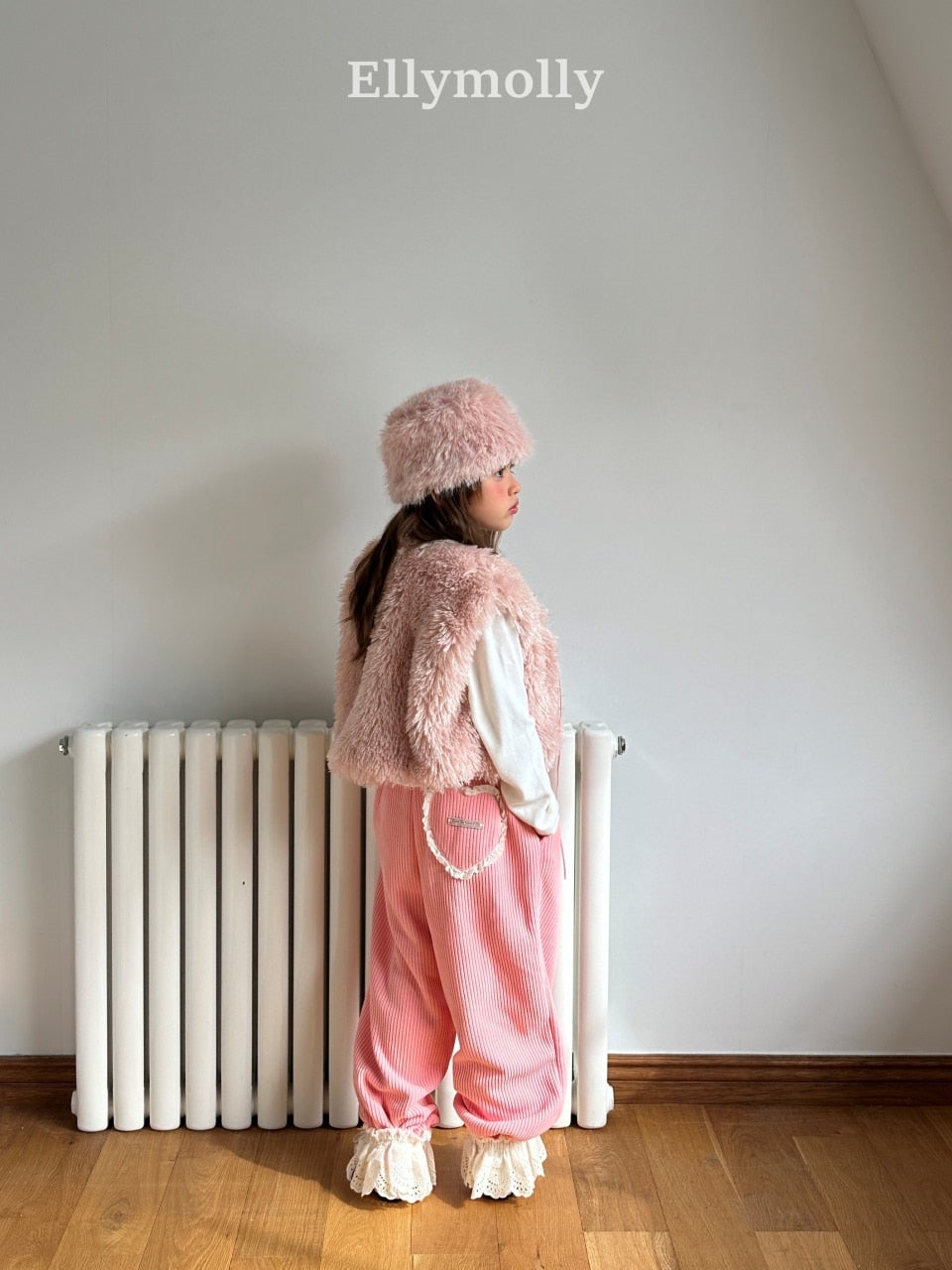 ［ELLY MOLLY］Heart cozy jogger pants