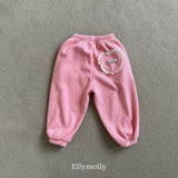 ［ELLY MOLLY］Heart cozy jogger pants