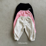 ［ELLY MOLLY］Heart cozy jogger pants