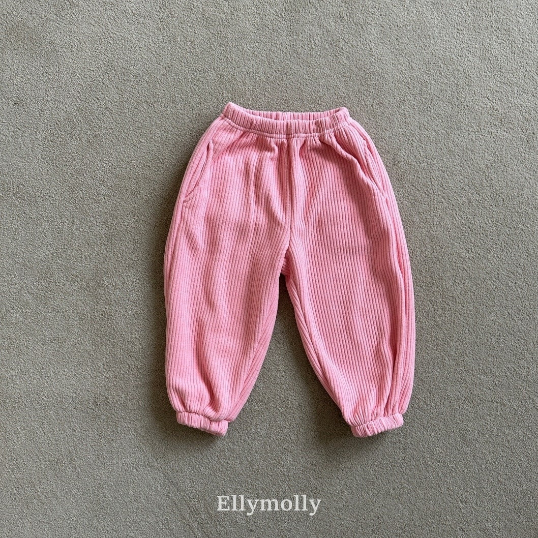 ［ELLY MOLLY］Heart cozy jogger pants